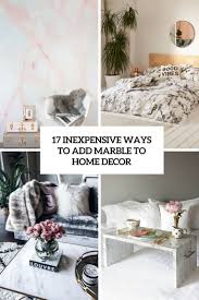 Nodic golden marble american living room home accessories copper feather decorations. 17 Inexpensive Ways To Add Marble To Home Decor Shelterness