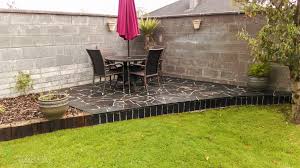 Curved Black Limestone Paving And Planting Tom Leavy Design Leavy Landscaping Ie 59 Landscape Design Garden Design Ireland Landscape