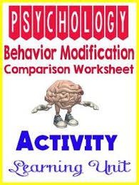 Psychology Learning Unit Behavior Modification Comparison Activity Worksheet Can Be Used In Class Or For Homework Psychology Behavior Modification Worksheets