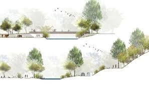 landscape architecture landscape architecture section landscape architecture design landscape plan drawing