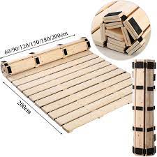 Folding Real Solid Pine Wood Bed Frame Support Hard Mattress Tatami Queen King Kids Bedroom Furniture 60 90 120 150 180 200cm Beds Aliexpress