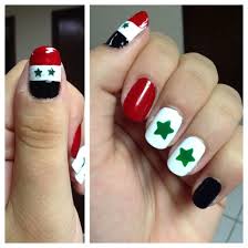 Indoor syria flags with a pole sleeve and gold fringe are also available. Syrian Flag Nails Nail Nails Nailart Syria Syrien