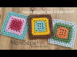 Yazlik Orguler Icin Tig Isi Motif Ornegi En Guzel Ve Kolay Motifler Crochet Summer Square Youtube Desenler Tig Isleri Krose Sapka