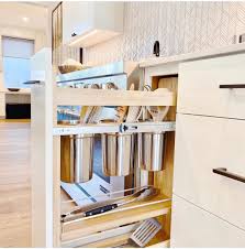 Sneak extra storage into your kitchen by not only installing cabinets above the counters but also snaking the cupboards around the room, like over the fridge. 20 Hidden Kitchen Storage Ideas Extra Space Storage