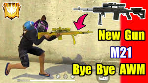 Ever since we released the ice gun, we started to receive more and more complaints about needing new. New Gun M21 In Free Fire Bye Bye Awm Youtube