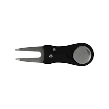Divot Tool Manual Repair Pitch Fork With Magnetic Removable Pitch Mark Golf Ball Marker Portable And Foldable Golf Ball Markers Divot Tool Ball Markers
