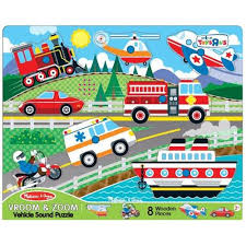 3.5 out of 5 stars with 103 ratings. Melissa Doug Melissa Doug Vroom Zoom Vehicle Sound Puzzle 8 Piece Toys Games