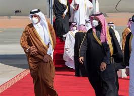 رحبت دولة قطر بـ بيان العُلا، الذي أعُلن على هامش اجتماع الدورة الحادية والأربعين للمجلس الأعلى لمجلس التعاون لدول الخليج العربية، الذي عقد اليوم في محافظة العُلا. Tz74ie0gimghvm