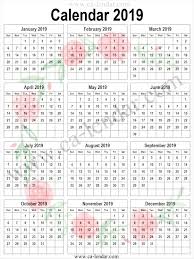 2019 Calendar Hd Image Printable 2019 Calendar Calendar Printable Image