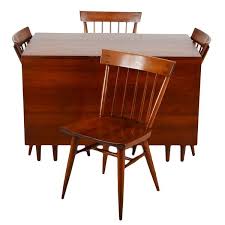 Vintage Consider H Willett Cherry Dining Set Dining Table With Leaf Dining Table Chairs Dining Set