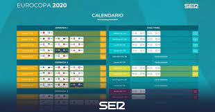 La fase de grupos de la eurocopa 2020 está por terminar y hasta el momento ya se conocen 12 selecciones que estarán aún en la pelea por. El Calendario De La Eurocopa 2020 Radio Valladolid Actualidad Cadena Ser