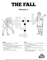 No pencil or eraser required! The Fall Of Man Printable Crossword Puzzles Sharefaith Kids