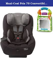 Maxi Cosi Pria 70 Convertible Car Seat With Easy Clean Fabric And Travel Flash Cards Total Black Top Rated For Car Seats Baby Car Seats Convertible Car Seat
