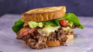 Maybe you would like to learn more about one of these? Shaved Beef N Bacon Clubs With Pepper Jack And Guac Rachael Ray Show