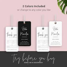 Editable stationary business thank you letter free download. Hang Tag Template Editable And Printable Thank You Labels Diy Corjl