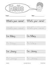 English For Kids Esl Kids Worksheets Greetings Hello Asking Name Worksheets For Kids English Lessons Worksheets