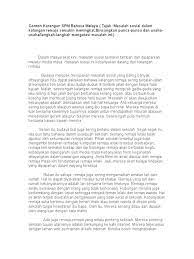 Karangan spm usaha usaha mengalakkan penggunaan pengangkutan awam.docx. Contoh Karangan Spm Bahasa Melayu