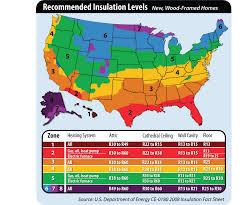 Suggested Insulation R Values For Various Climate Zones Insulation R Value Heating Systems Climate Zones