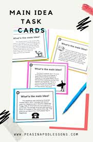 How To Teach Main Idea In 2020 Teaching Main Idea Main Idea Teaching