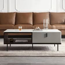 This coffee table is the perfect addition to your living room! Marble Wooden Coffee Table Lift Top Coffee Tables Tv Stand And Coffee Table Set