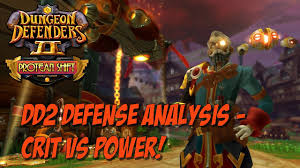 Dd2 Defense Analysis Crit Vs Power Lsa