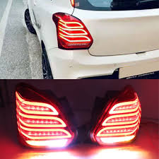 Car Led Taillight Tail Light For Suzuki Swift 2017 2018 2019 2020 Rear Fog Lamp Brake Light Reverse Dynamic Turn Signal Car Light Assembly Aliexpress