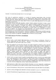 Relazione Finale Funzione Strumentale Continuita Istituto Comprensivo Luca Ghini