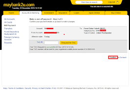 Sila nyatakan nama peserta pertama, no. Cara Bayar Zakat Online Melalui Maybank2u
