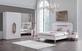 Weltew Hanedan Yatak Odasi Takimi Bej Oturma Odalari Modern Yatak Odalari Mobilya