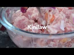 Tuna Kinilaw Bisaya Style Filipino Ceviche Chedz Culinary Club Pinoy Recipe Youtube Ceviche Pinoy Food Filipino Recipes