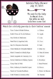 Ask the right trivia questions because if you ask an easy question, the players think it is not a challenging game. Personalized Baby Girl In Stroller Celebrity Trivia Baby Shower Game African American Or Caucasian Funny Baby Shower Games Baby Shower Games Baby Shower Funny