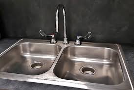 a stainless steel sink
