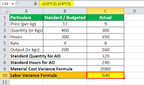 Variance Analysis Formula List Of Top 5 Variance Analysis