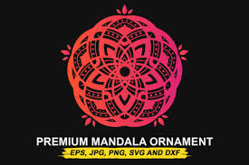 Download Premium Mandala Ornament Vector Art Graphic By Donikudjo Creative Fabrica SVG Cut Files