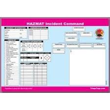 Dms 05566 Hazmat Incident Command Worksheet Refill Pad This