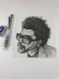How To Draw The Weekend Step By Step The Weeknd Drawing Drawings Art Drawings Simple
