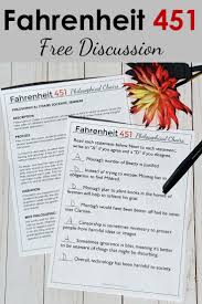 Free Fahrenheit 451 Lesson Plan And Discussion Activity Engage Students In Your Fahrenhe Teaching Literature English Teaching Resources High School Literature