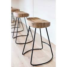 The Rustic Tractor Seat Oak Wooden Bar Stool Is A Minimalist Natural Wood Barstool Perfect For Any Island B Rustic Bar Stools Wooden Bar Stools Bar Furniture