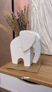 ‪DIY Craft Tutorial: Paper Mache Elephant | Life Hacks & Art Process | TikTok‬‏