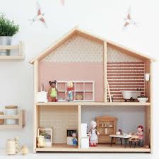 Wandfolie Lille Stuba Fur Das Ikea Puppenhaus Flisat Senf Mint Ikea Kinderzimmer Einrichten Ikea Puppenhaus