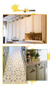 Beyaz Ve Yesil Renk Eskitme Mutfak Boyama Kitchen Cabinets Kitchen Home Decor