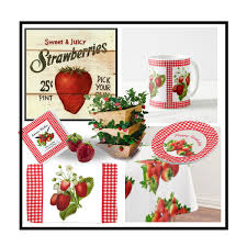 strawberry decor for kitchen