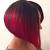 Neck Length Short Bob Black Hair