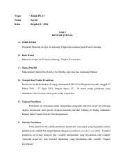 Contoh analisa jurnal menggunakan picot. Analisis Pico Fahrun Doc Tugas Makalah Analisis Jurnal Dengan Menggunakan Pico Disusun Oleh Fahrun Najmi Nim 20166524029 Kementerian Kesehatan Course Hero