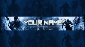 Photoshop Gaming Banner Channel Art Template Psd Download Youtube Gaming Banner Art Template Banner Template Photoshop