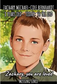 ZACHARY MICHAEL-COLE BERNHARDT Zachary was living with his mother, Leah  Hackett, in the 2600 block of Drew Street in Clearwater, Florida at the  time of his disappearance. Hackett told authorities she ...