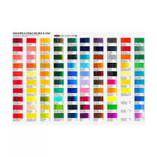 holbein duo aqua hand painted colour chart jacksons art