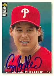 Gregg Jefferies autographed Baseball Card (Philadelphia Phillies) 1995  Upper Deck #360