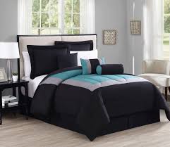 Black And Teal Comforter Set Walmart Pin On New House Me