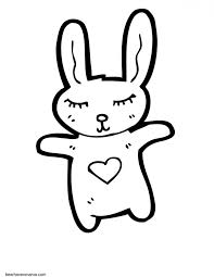 Download Free Printable Easter Bunny Coloring Book For Preschoolers
